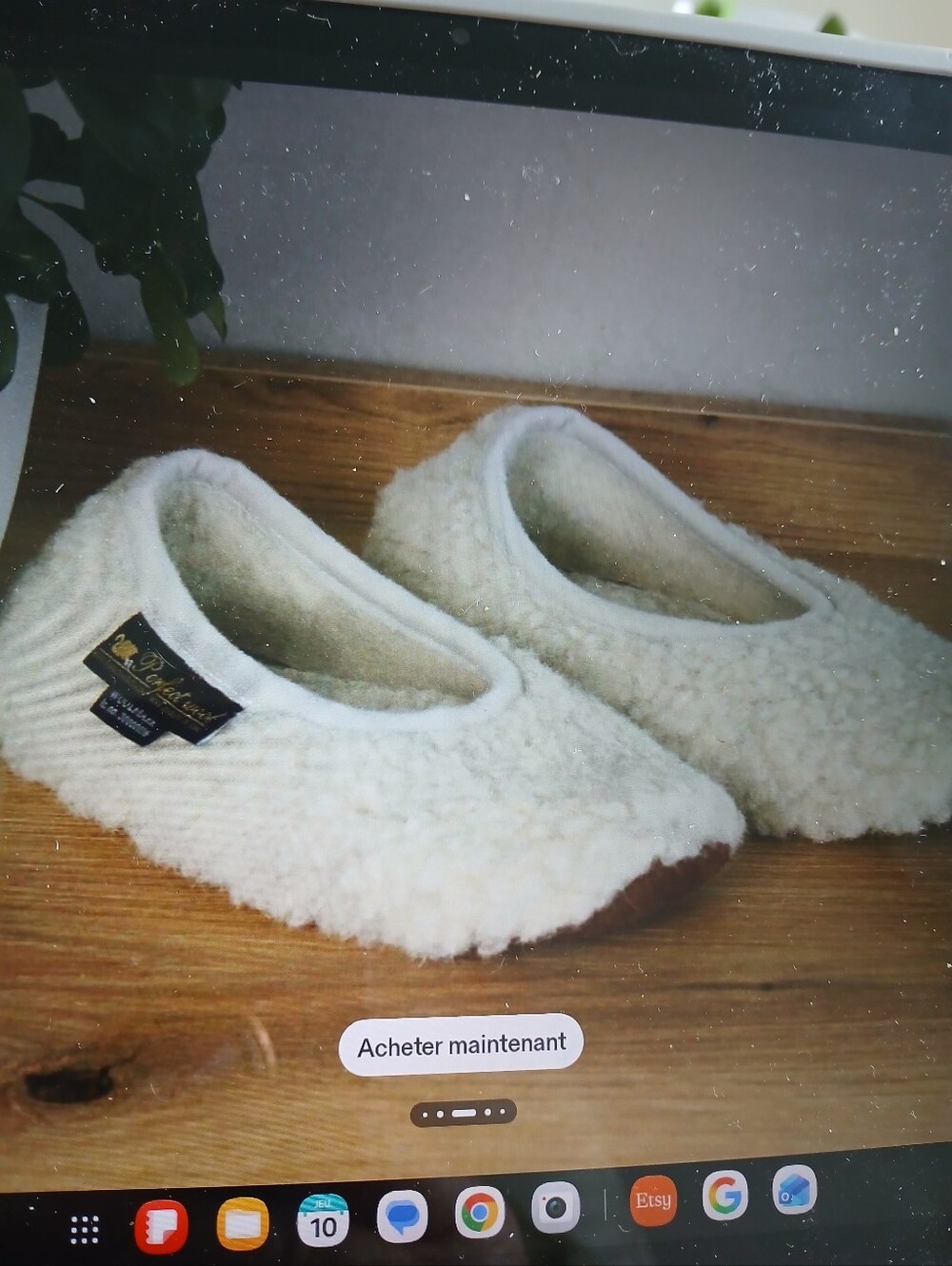 Merino Whool NEW Cream Women's Cozy Shearling Slippers